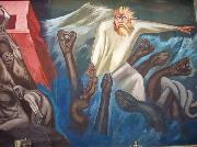 Departure of Quetzalcoatl, Dartmouth mural